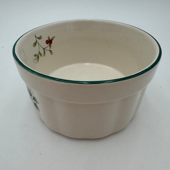 Winterberry by Pfaltzgraff Sculpted Dip Bowl 4.5 inch - Picture 4 of 9